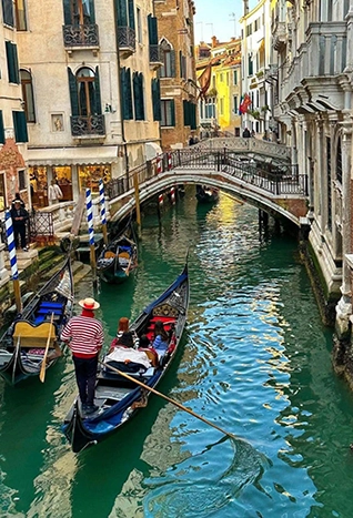 Gondola in Venice.