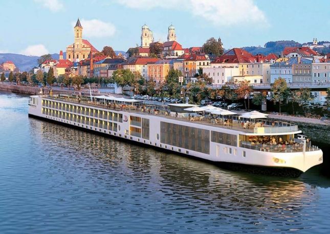 River Cruise Boat in Europe