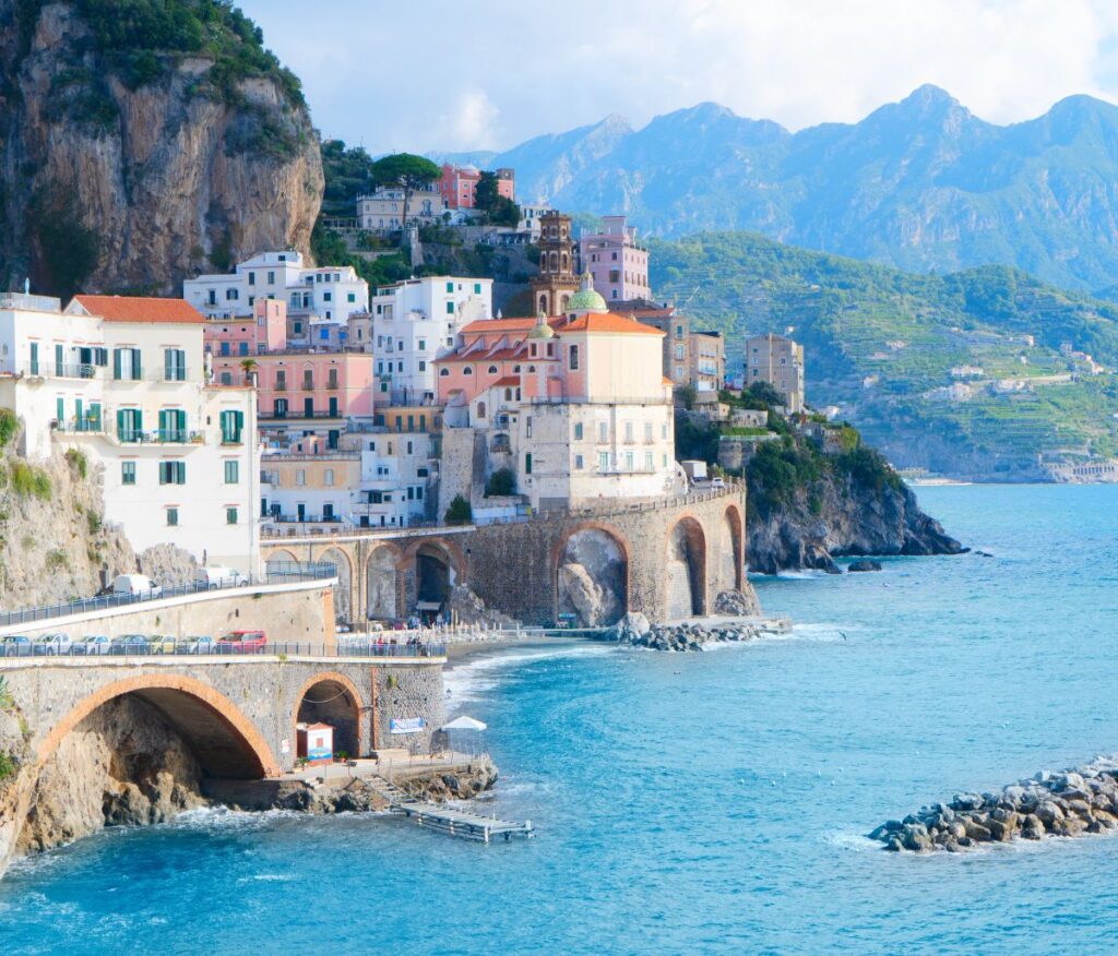 Amalfi Coast is one of the stops on this 10-day cruise
