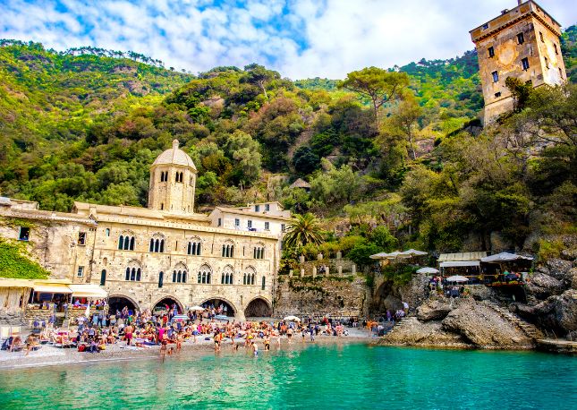 Disembark and explore the historic Abbey of San Fruttuoso, a centuries-old monastery steeped in tranquility and charm.