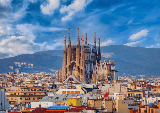 Sagrada Familia Cathedral in Spain